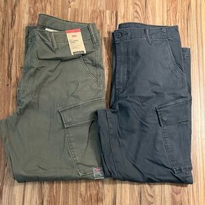 Men's Cargo Pants - Olive and Charcoal